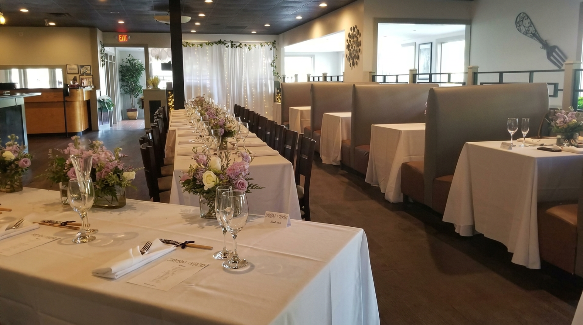 Gatherings in our dining room